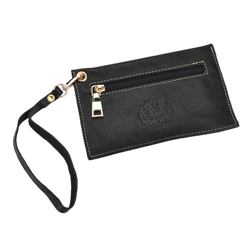 2er-Set Echtleder-Shopper, stilvolle Handtaschen mit passendem Reißverschluss-Etui, Bordeaux