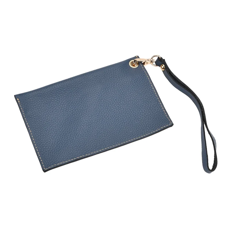 2er-Set Echtleder-Shopper, stilvolle Handtaschen mit passendem Reißverschluss-Etui, Bordeaux