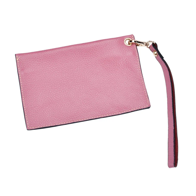 2er-Set Echtleder-Shopper, stilvolle Handtaschen mit passendem Reißverschluss-Etui, Bordeaux
