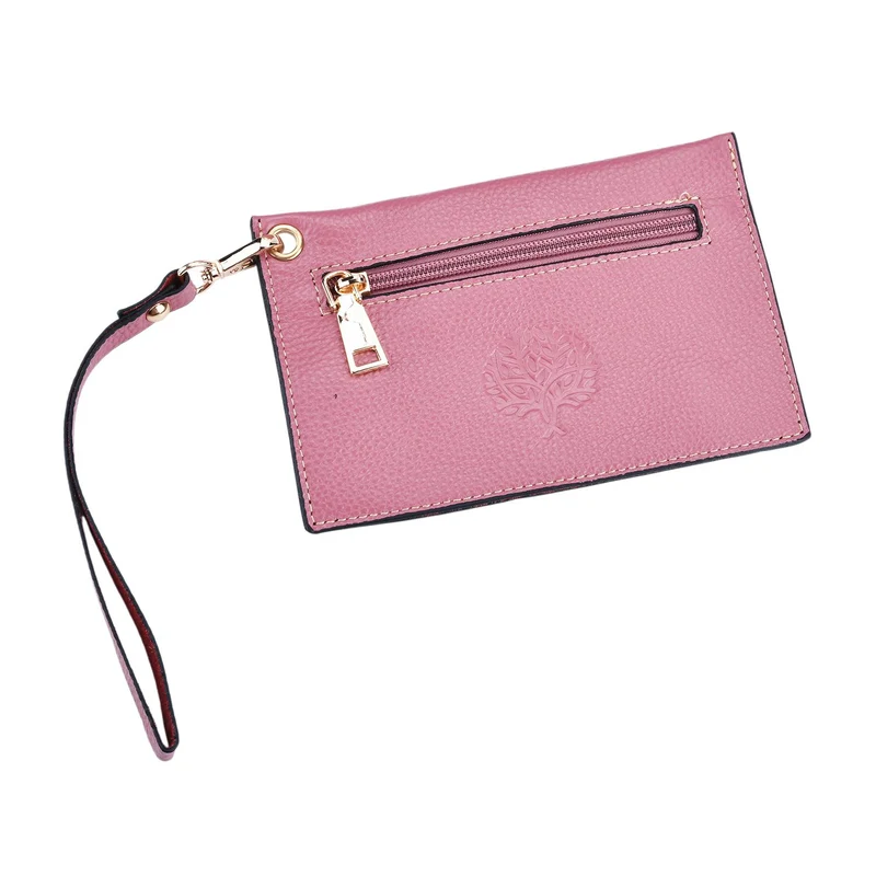 2er-Set Echtleder-Shopper, stilvolle Handtaschen mit passendem Reißverschluss-Etui, Bordeaux