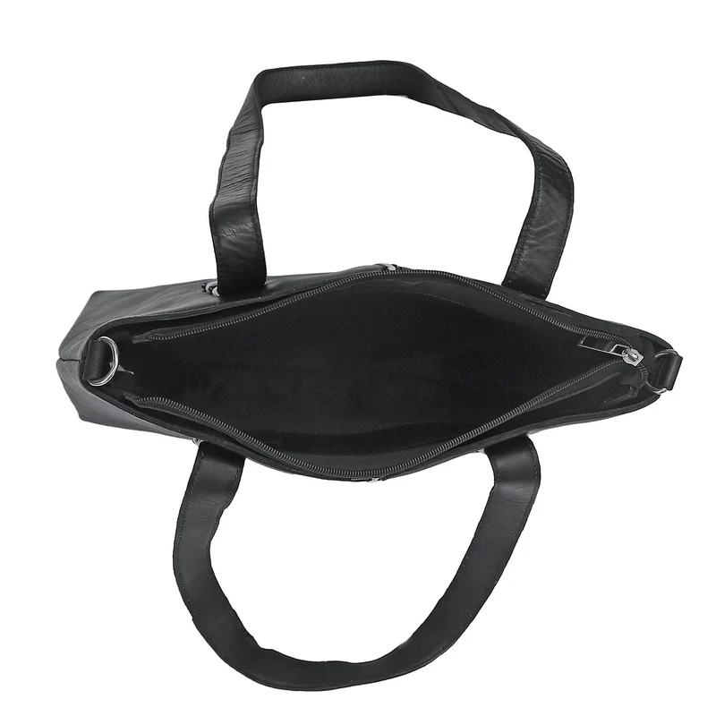 Elegante Echtleder Umhängetasche mit Krokoprägung, 33 x 10 x 27 cm, Burgunder