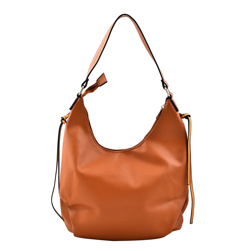 Hobo Tasche mit Schulterriemen 28x11x25 cm, Braun