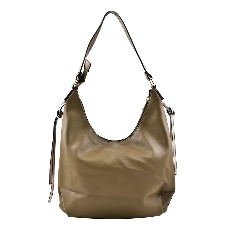 Hobo Tasche mit Schulterriemen 28x11x25 cm, Braun