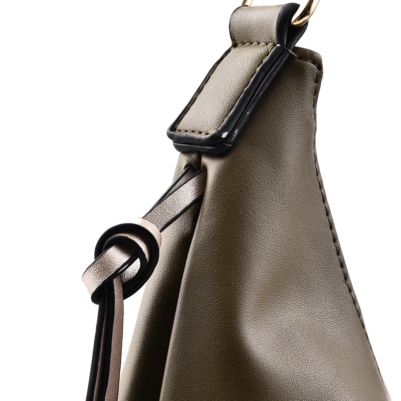 Hobo Tasche mit Schulterriemen 28x11x25 cm, Braun
