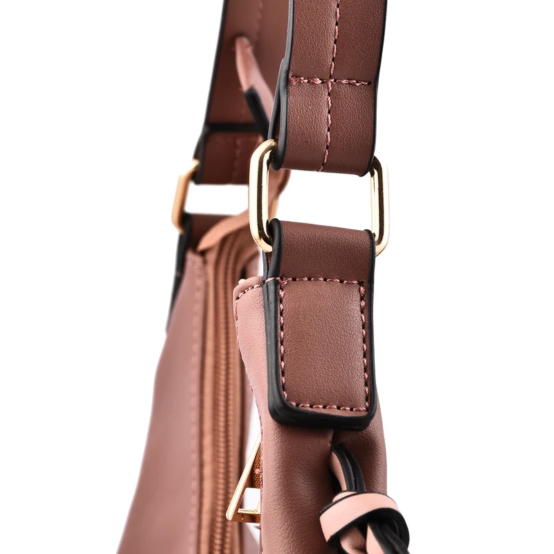 Hobo Tasche mit Schulterriemen 28x11x25 cm, Braun