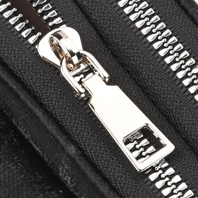 Crossbody-Tasche mit RFID-Schutz und Muster-Schulterriemen, 19x6x11 cm, Grün