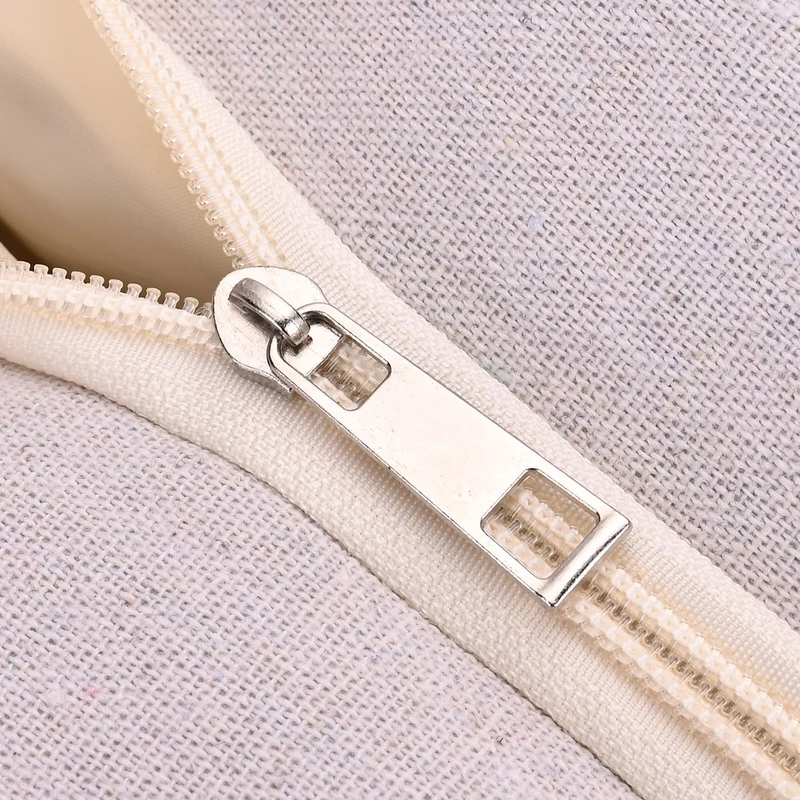 Gewebte Jutetasche mit buntem Blumenmuster, Maße: 42x34xx37cm, Beige