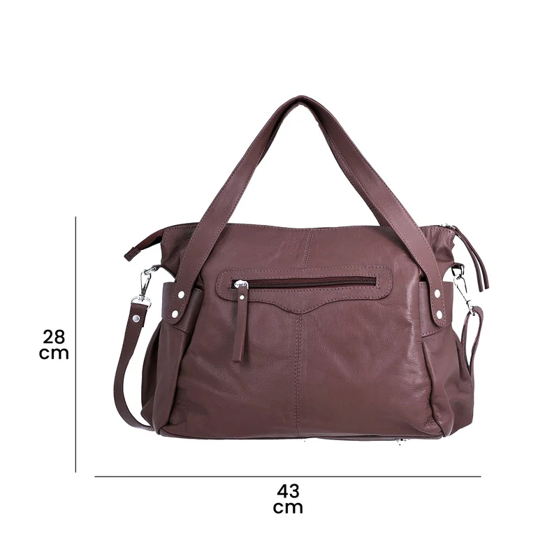 100% echte Leder Handtasche RFID Schutz, 43x28x7,5 cm, hellgrün