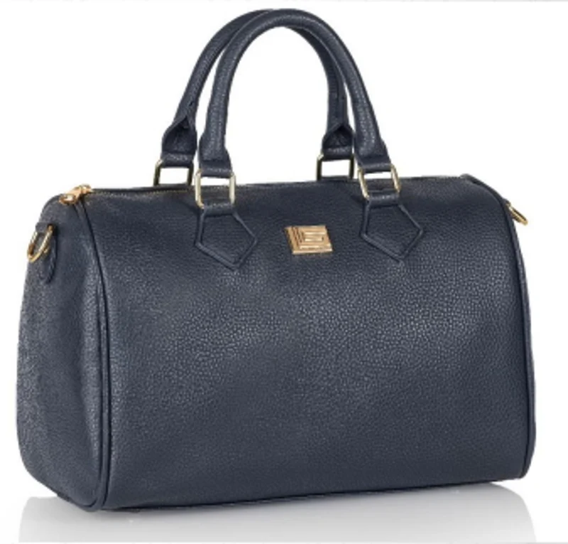 Guy Laroche Ladies Trunk Bag Double Handles Shoulder Strap 10 x 17 x 21cm Blau