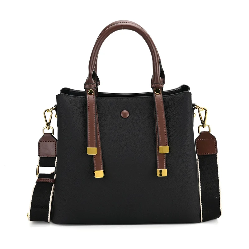 Echtes Leder - Vielseitige Tasche mit abnehmbarem Schulterriemen, 30x14x24 cm, Rosa