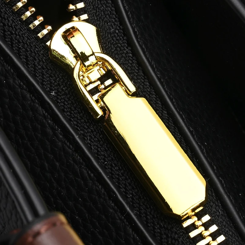 Echtes Leder - Vielseitige Tasche mit abnehmbarem Schulterriemen, 30x14x24 cm, Rosa