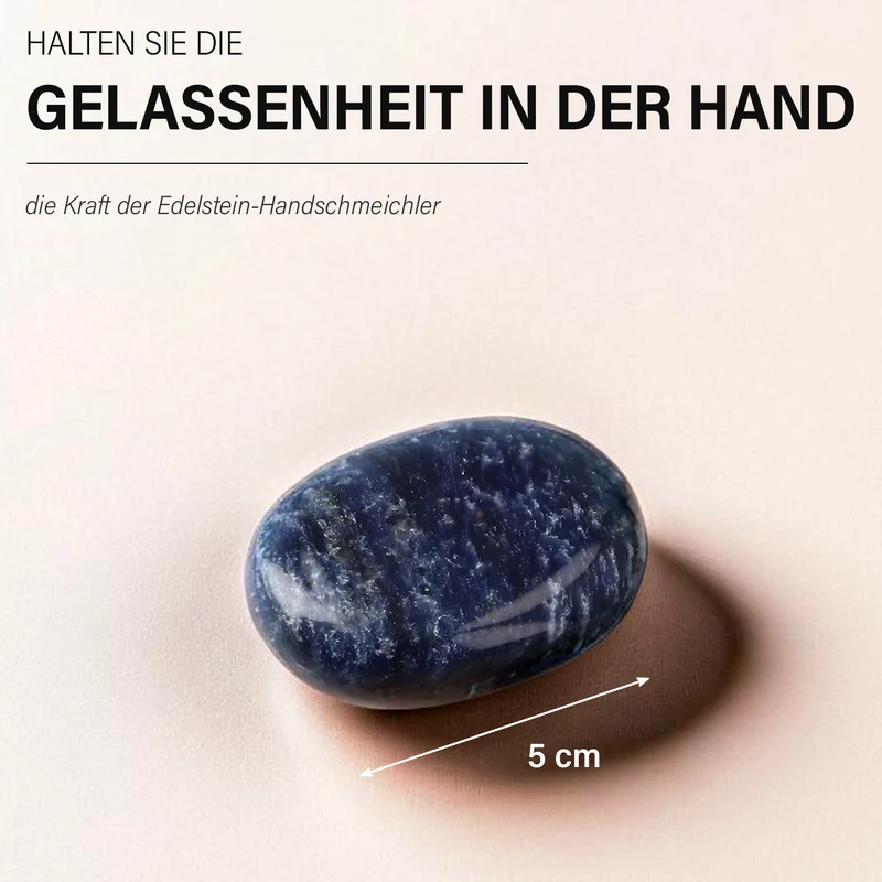 3er Exklusives Set - Sodalith - Eleganter Handstein, stilvolles Armband, und luxuriöser Kugelschreiber mit Kristallkugel