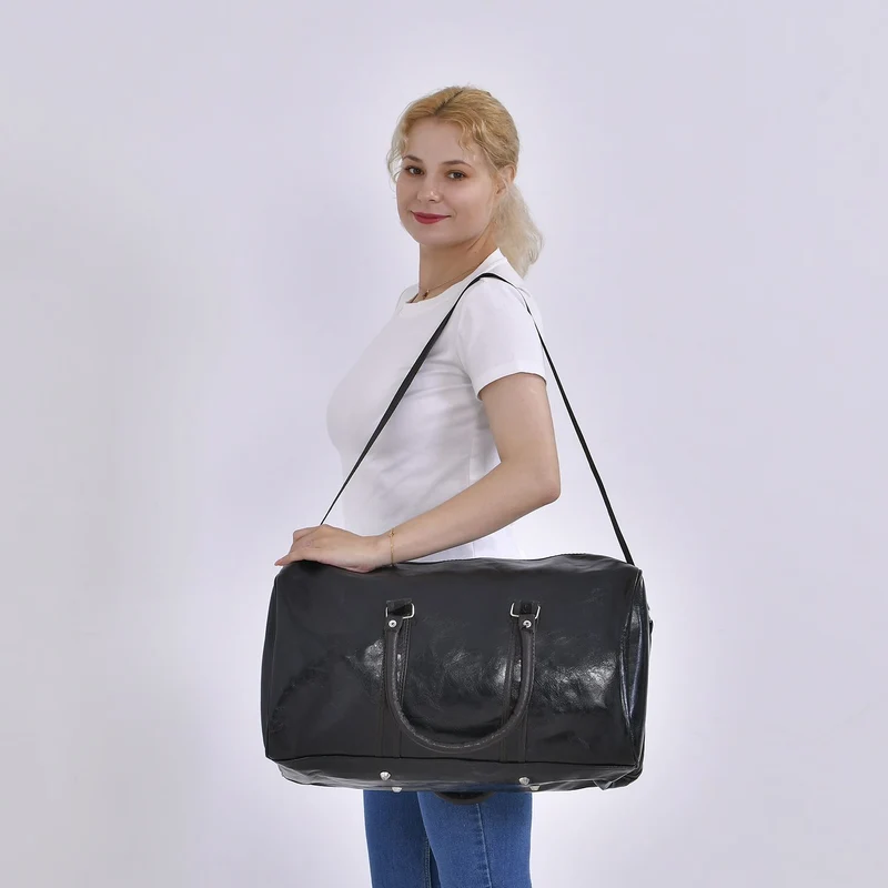 Stylische XL-Reisetasche - Vielseitige Tasche, Maße 50x26x28cm, Schwarz