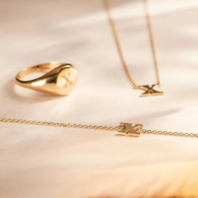 Isabel Bernard Le Marais Rachel 14 Karat | Gold Initialee Armband IB320101-A