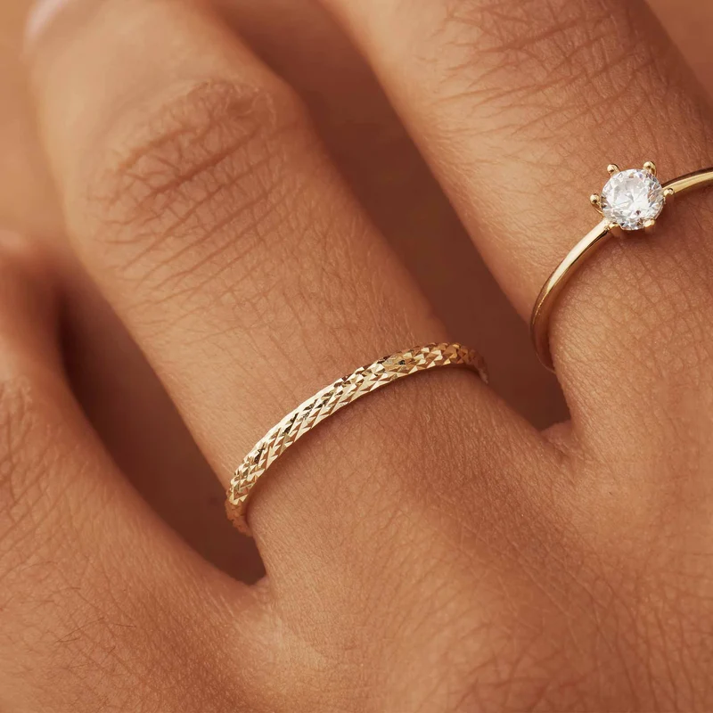 Isabel Bernard Rivoli Laura 14 Karat | Gold Ring IB330064-60