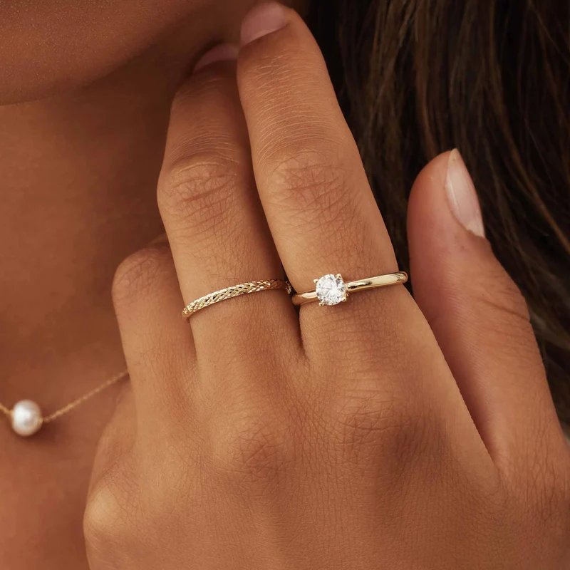 Isabel Bernard Rivoli Laura 14 Karat | Gold Ring IB330064-60