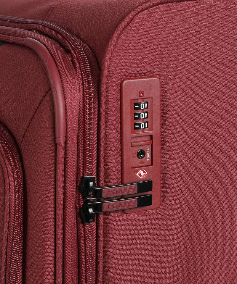 Travelite Skaii 4-Rollen Trolley red