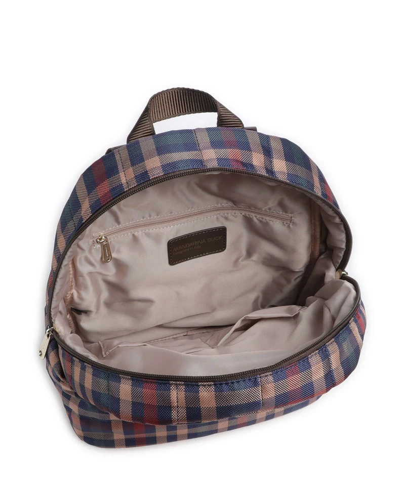 Mandarina Duck Tartan Rucksack tartan brown