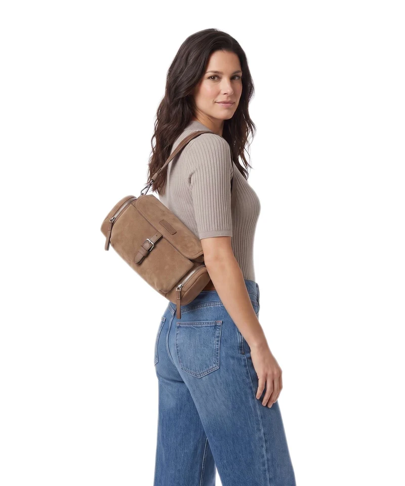 Marc O'Polo Carmen S Schultertasche pure camel