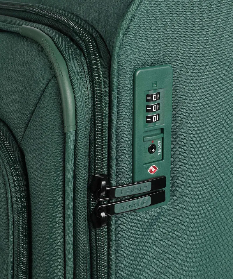 Travelite Skaii 4-Rollen Trolley green