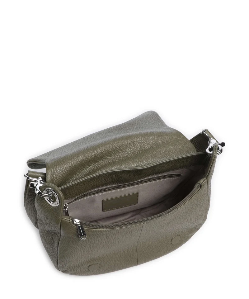 Mandarina Duck Mellow Leather Schultertasche winter olive