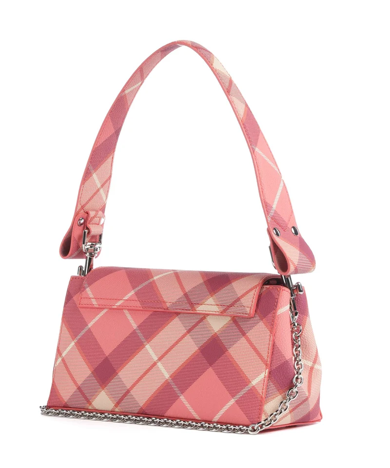 Vivienne Westwood Hazel Buccia D'Arancia Medium Schultertasche fraser pink
