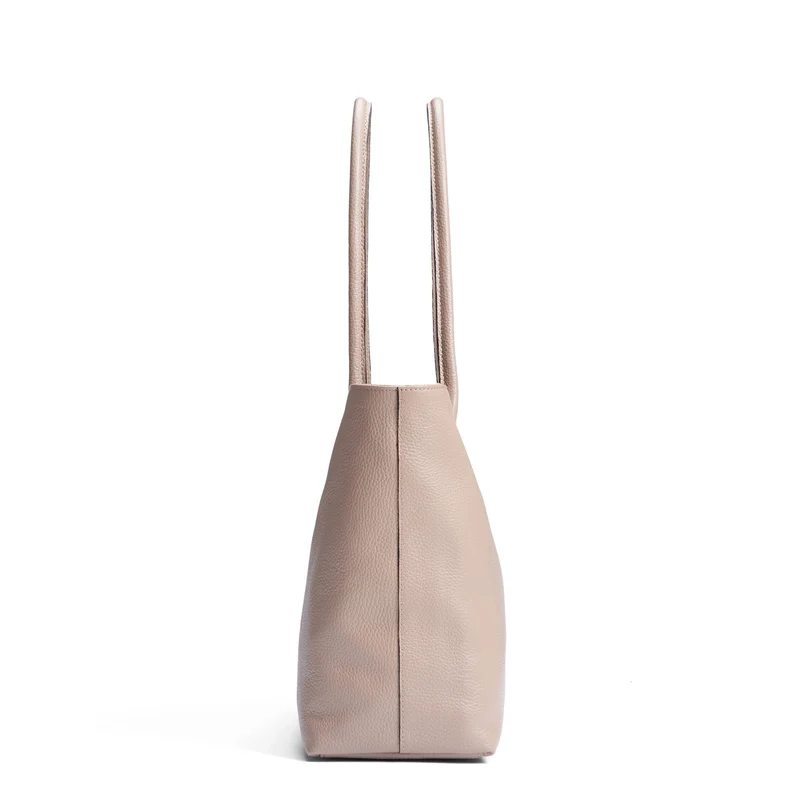 Isabel Bernard Honoré Elin Taupe Kalbsleder Schultertasche IB25111-078