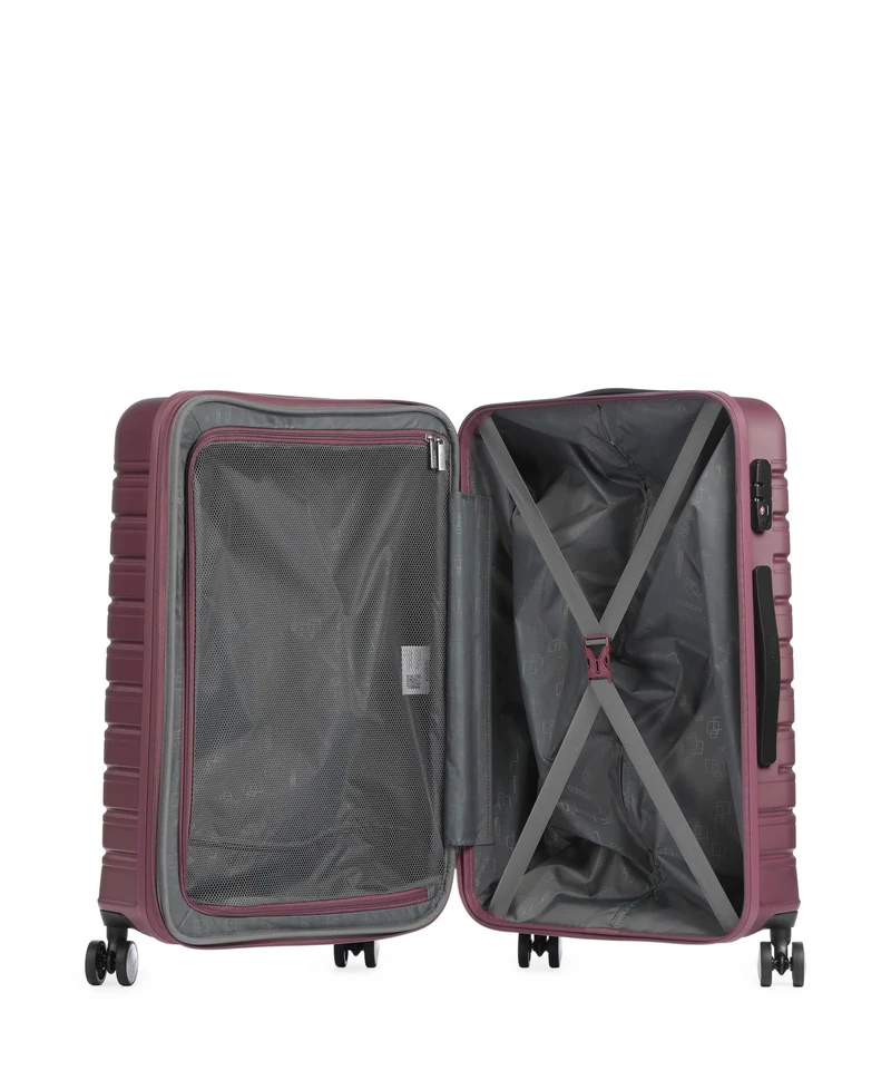 American Tourister Flashline 4-Rollen Trolley iced berry