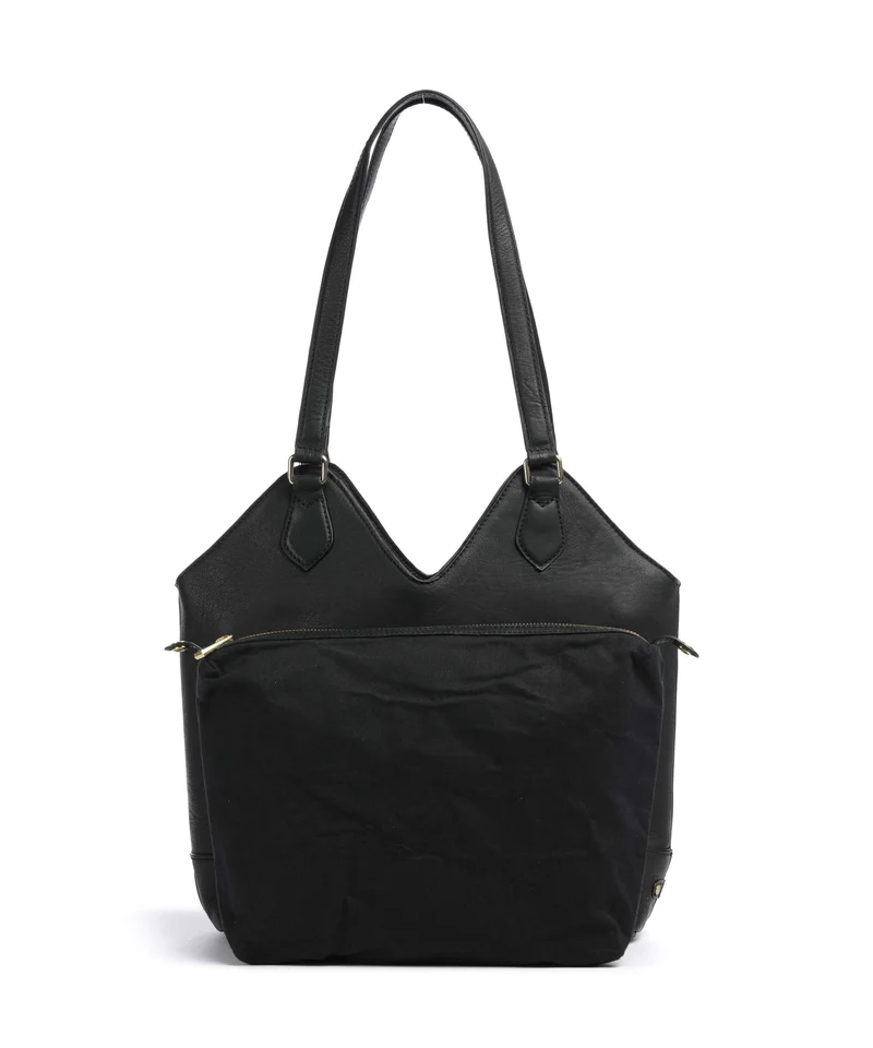 Depeche Golden Chic Beuteltasche black