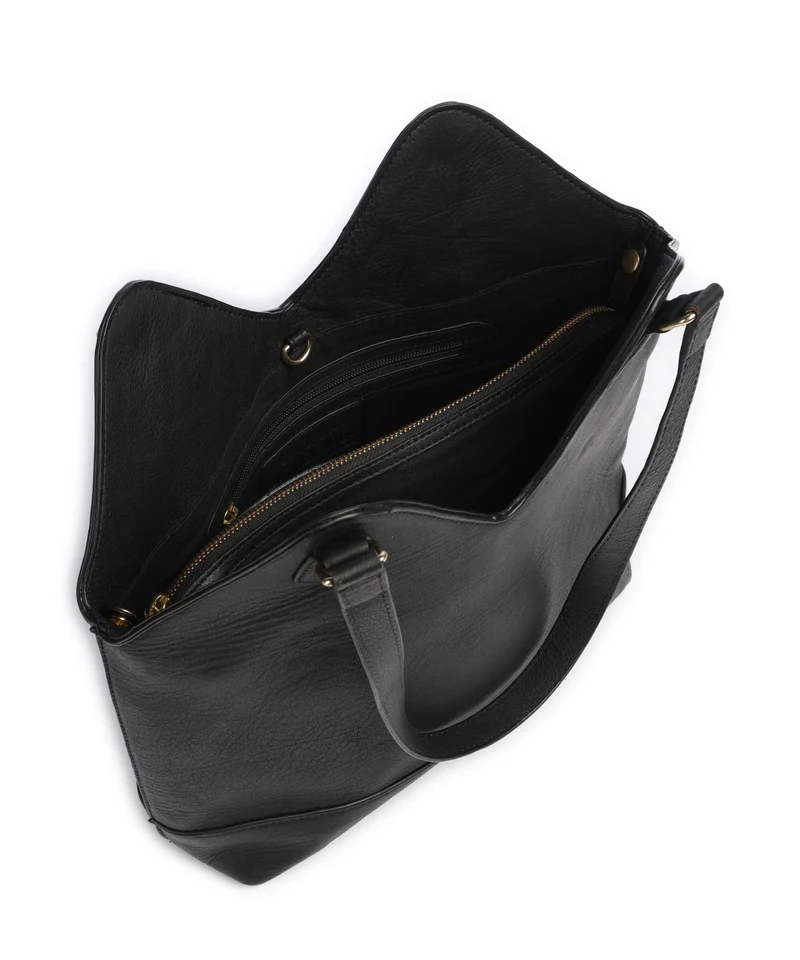 Depeche Golden Chic Beuteltasche black