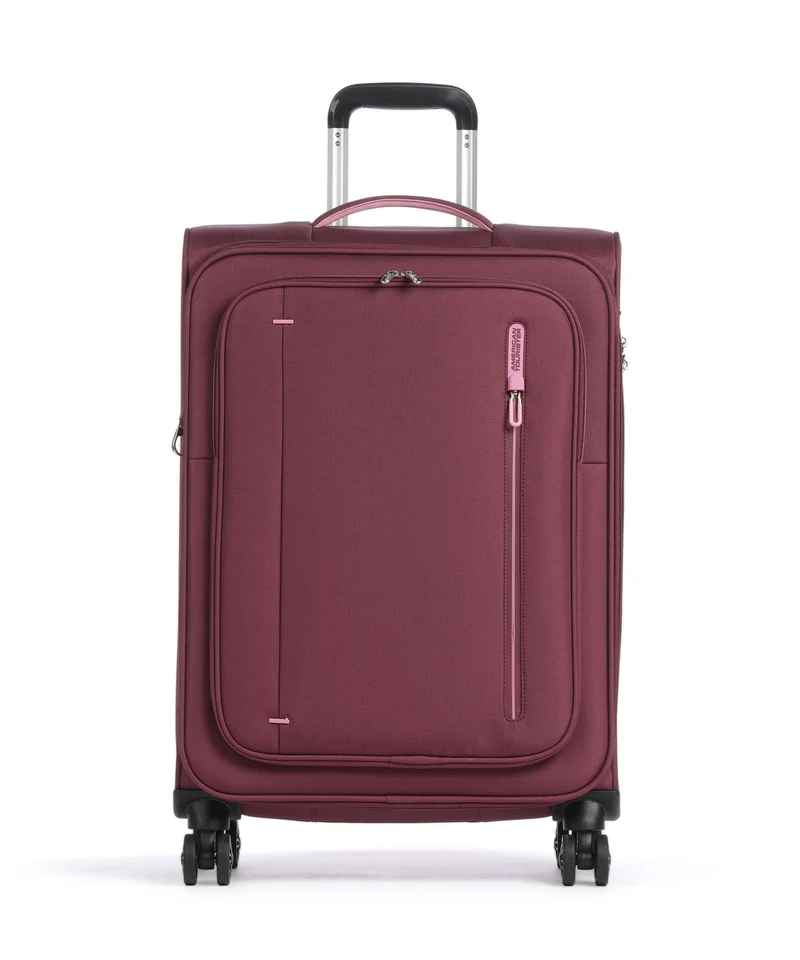 American Tourister Cloudrider M 4-Rollen Trolley iced berry