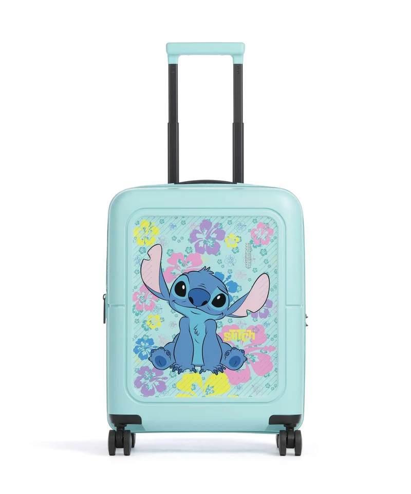 American Tourister Dashpop Disney 4-Rollen Trolley stitch flower