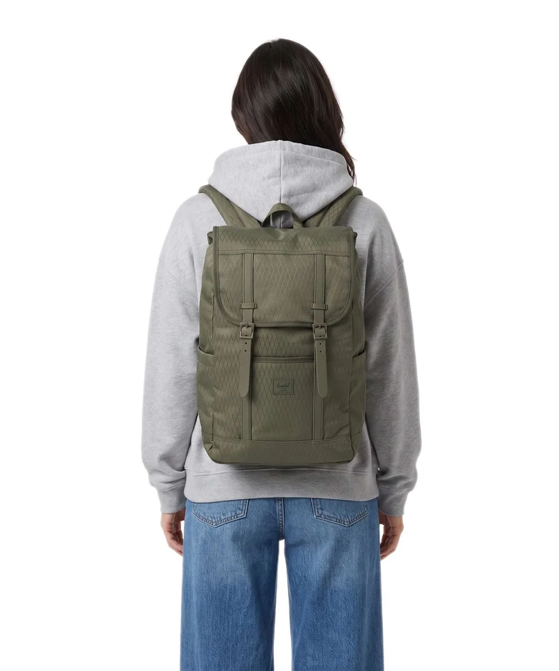 Herschel Retreat 23 Rucksack ivy green diamond