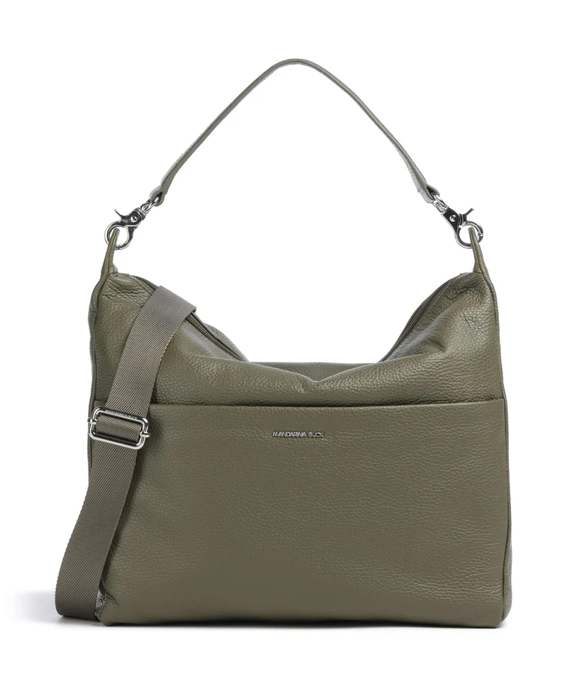 Mandarina Duck Mellow Leather Beuteltasche winter olive