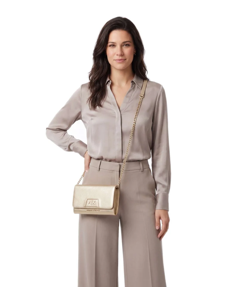 Armani Exchange Amelie Umhängetasche light gold