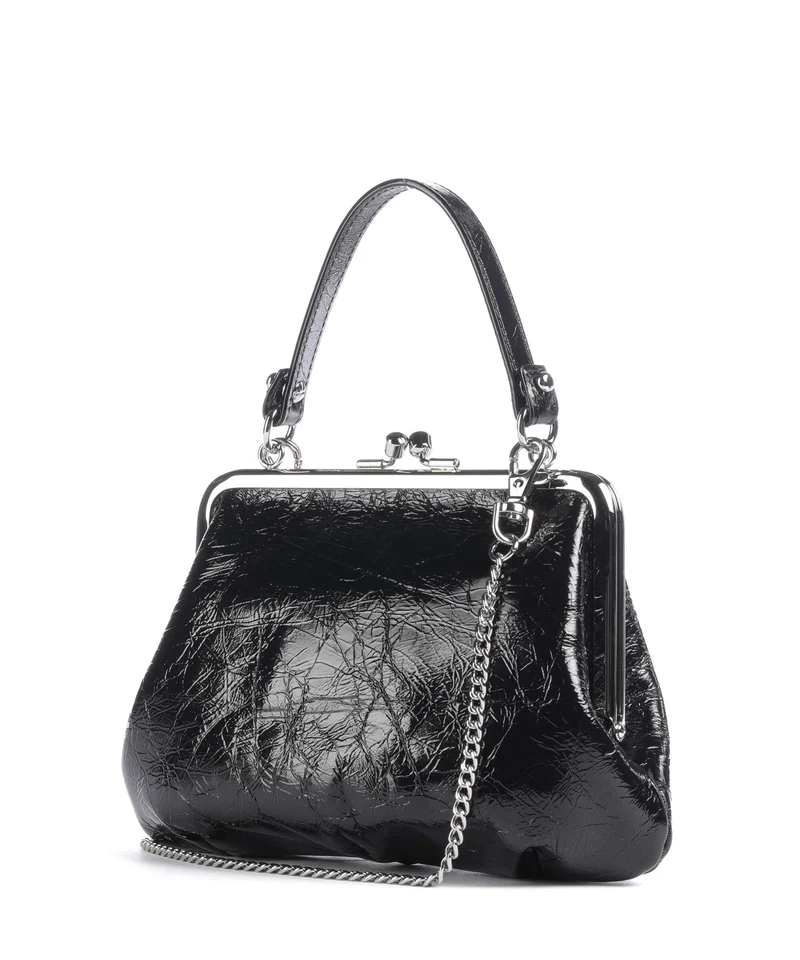 Vivienne Westwood Granny Frame Naplak Handtasche black