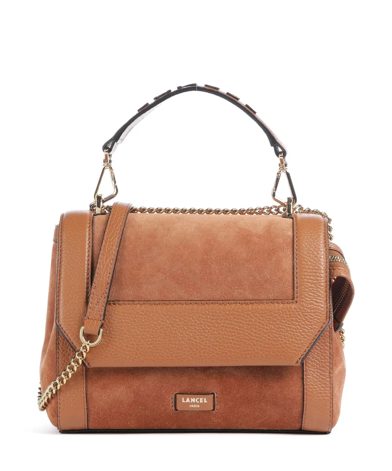 Lancel Ninon M Schultertasche camel