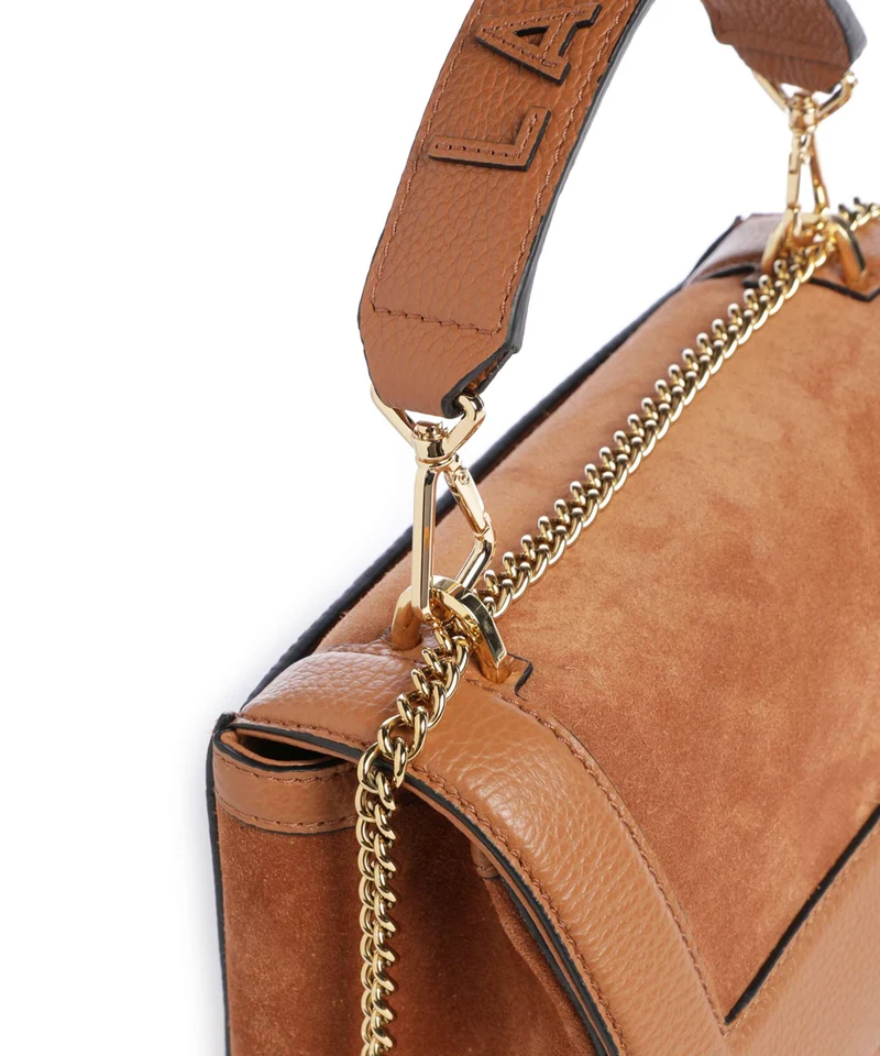 Lancel Ninon M Schultertasche camel