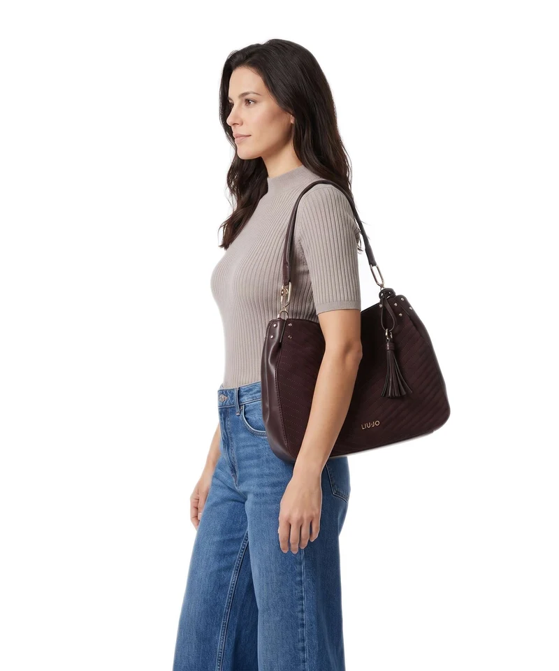 Liu Jo Cirry M Shopper red aubergine
