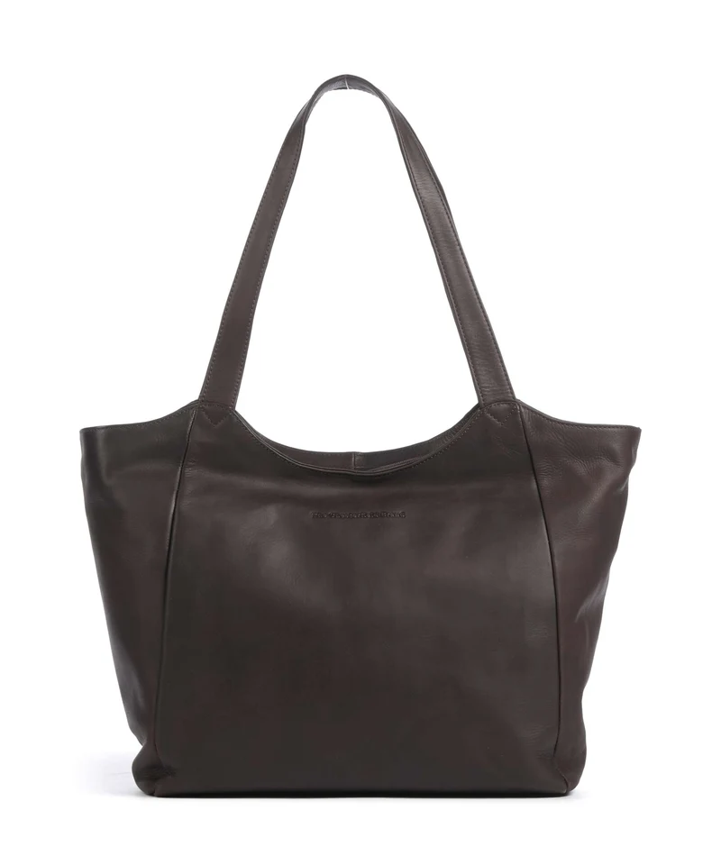 The Chesterfield Brand Wax Pull Up Cow Mireya Shopper brown