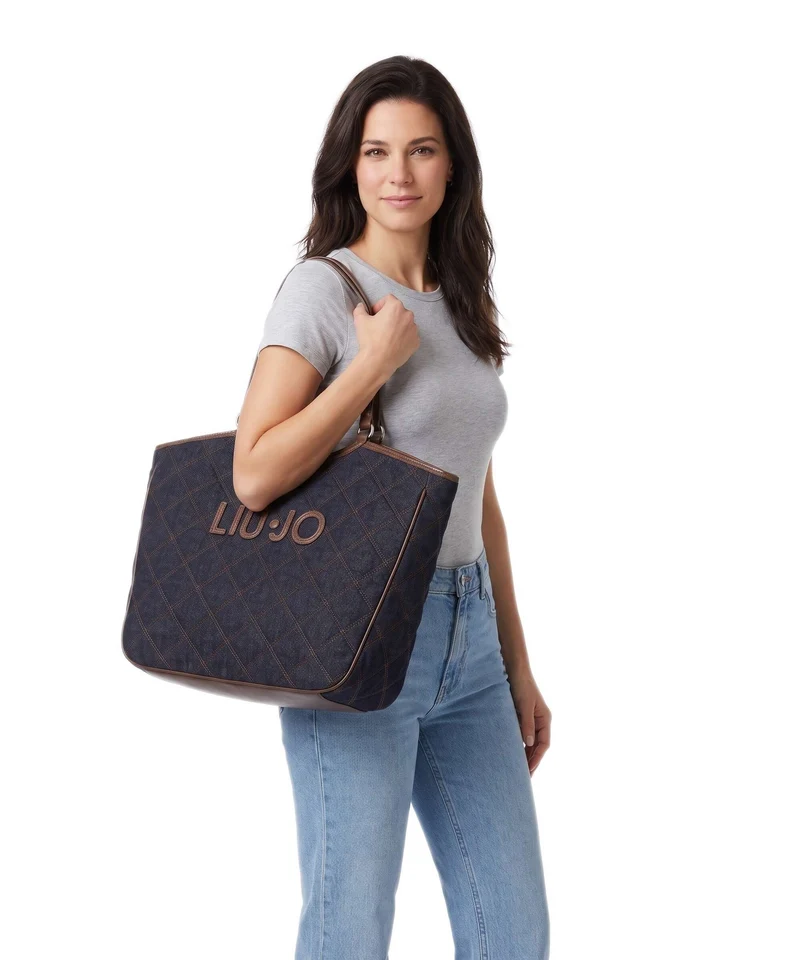 Liu Jo Ferielle L Shopper blu denim