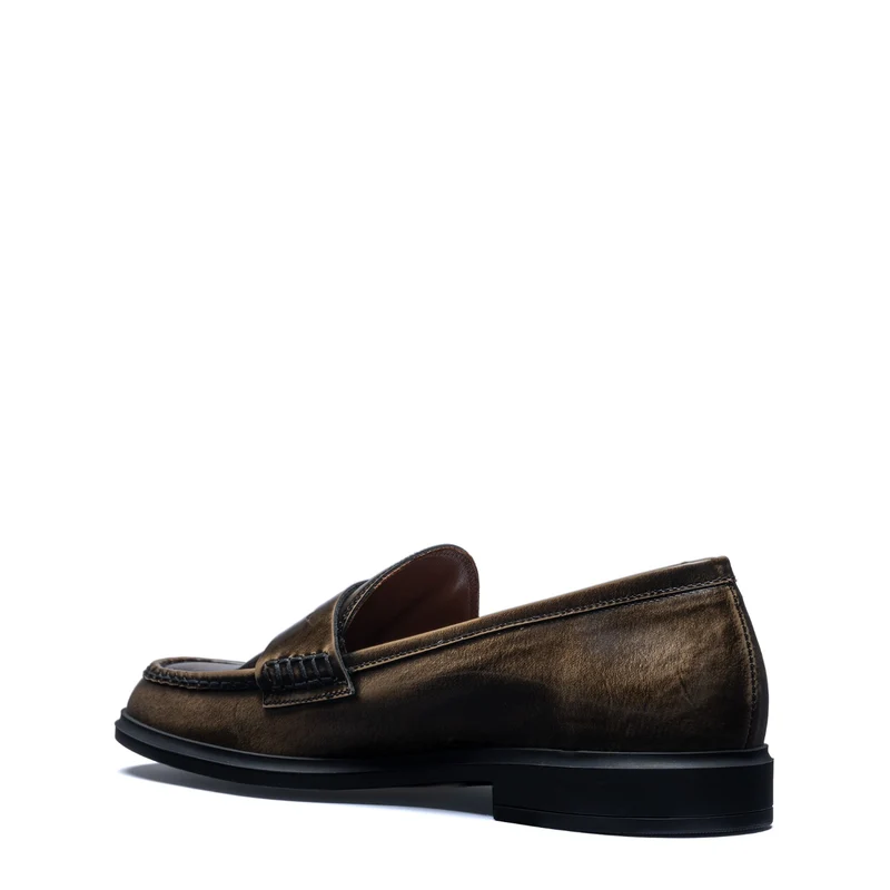 Isabel Bernard Vendôme Blandine mokkafarbene Spazzolato-Leder Loafer IB51015-639-36