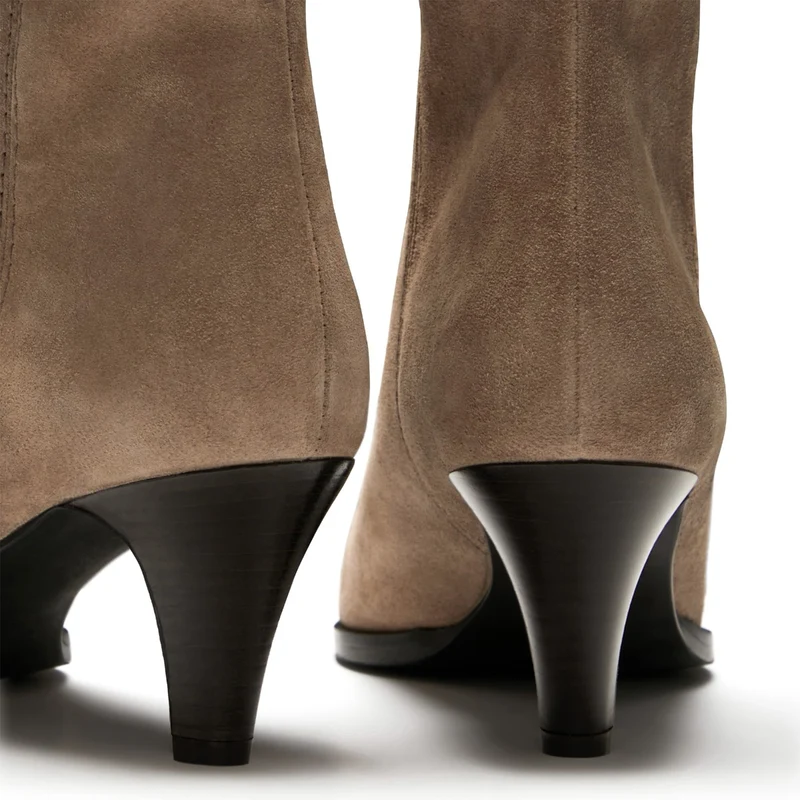 Isabel Bernard Vendôme Louane Taupe Suede Stiefel IB53009-178-40