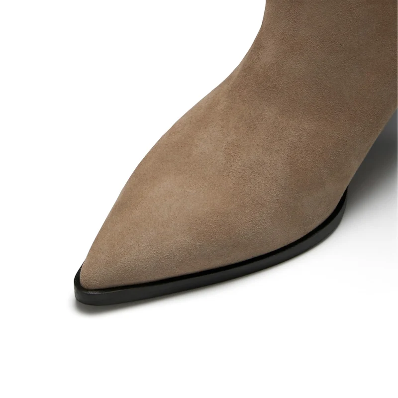 Isabel Bernard Vendôme Louane Taupe Suede Stiefel IB53009-178-40