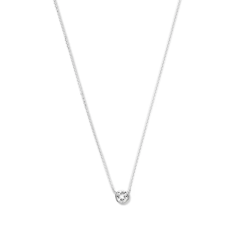 Violet Hamden Venus 925 Sterling Silberne Halskette mit Geburtsstein VH340009-JAN