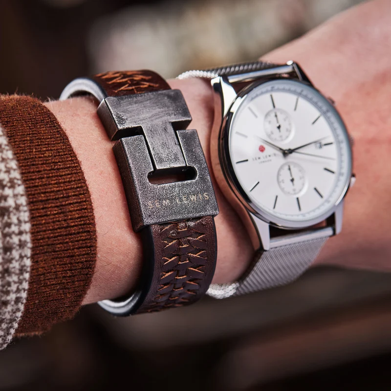 Sem Lewis Bakerloo herren Armband Braun SL320008