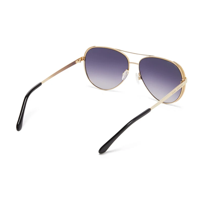 Isabel Bernard La Villette Ruby Goldfarbene Aviator Sonnenbrille IB400004-15-01