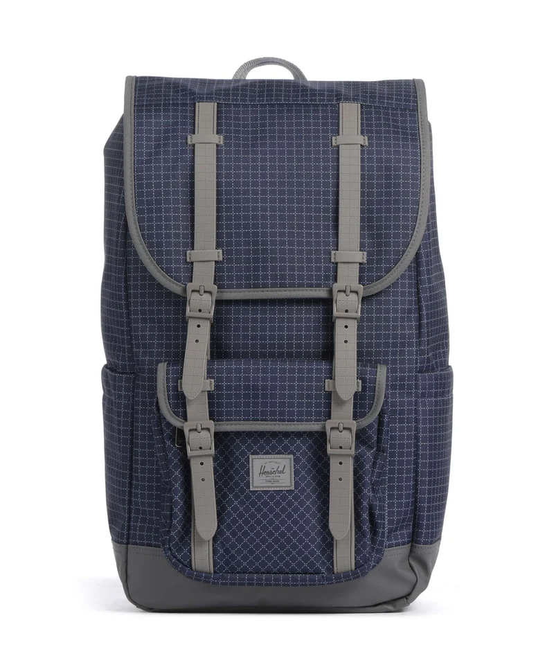 Herschel Little America 30 Rucksack grid naval academy/magnet