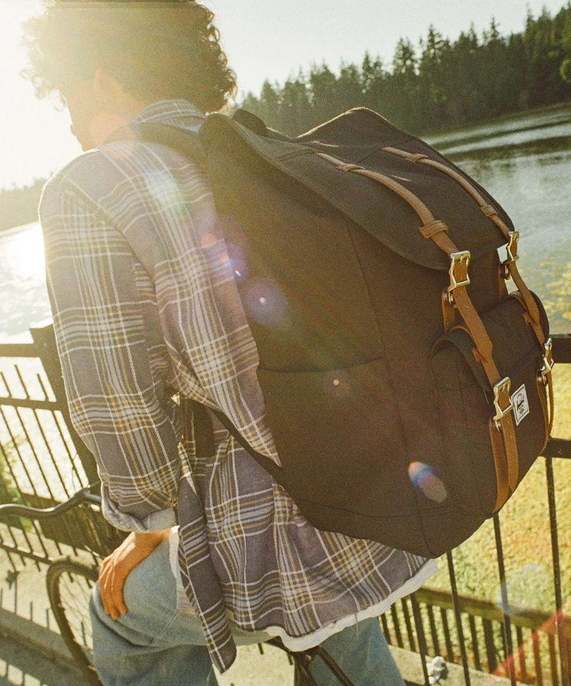 Herschel Little America 30 Rucksack grid naval academy/magnet