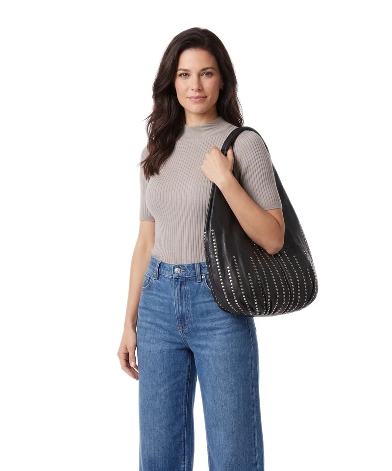 Depeche Santa Clara Beuteltasche black
